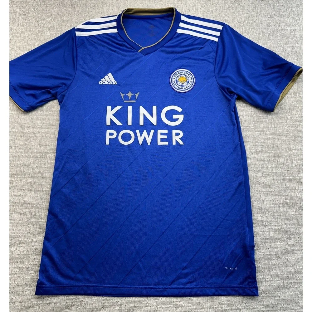 Adidas Leicester City King Power Jersey Small Blue Authentic Training Shirt
